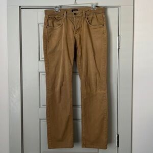 HUDSON Byron five pocket straight button fly color jeans Sz 32‎